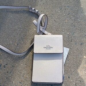 Coach Silver Crossbody Bag